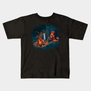 The Weary Traveler Rests Kids T-Shirt